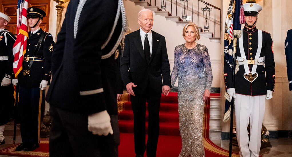 At the Japan State Dinner, Jill Biden Turns to Oscar de la Renta