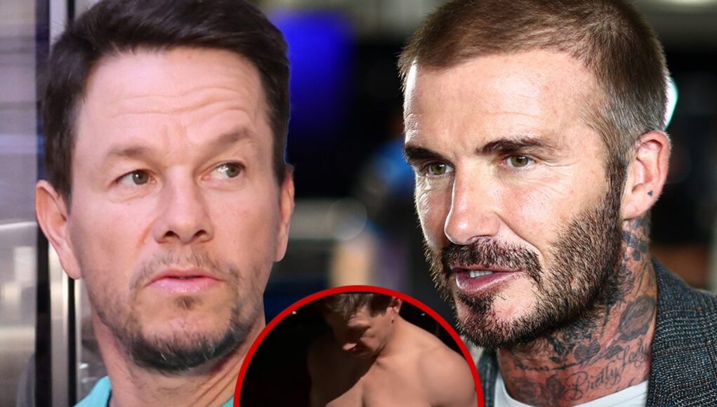 Mark Wahlberg Seems to Respond to David Beckham's Lawsuit, Shirtless Flex