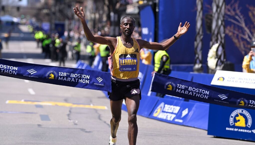 Sisay Lemma wins Boston Marathon men's race in runaway